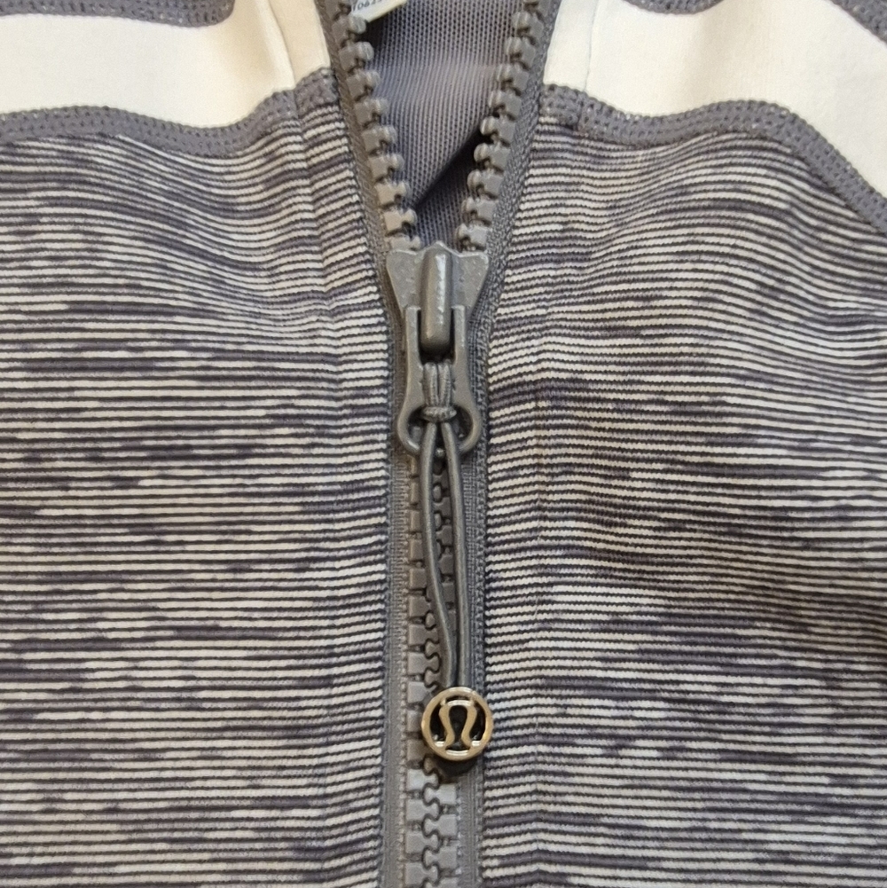 Lululemon Define Jacket Sz 6 Gray White Wee Are From Space Full Zip - Picture 5 of 11